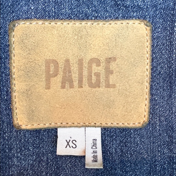 PAIGE Rowan Distressed Denim Jacket - XS - Picture 4 of 4